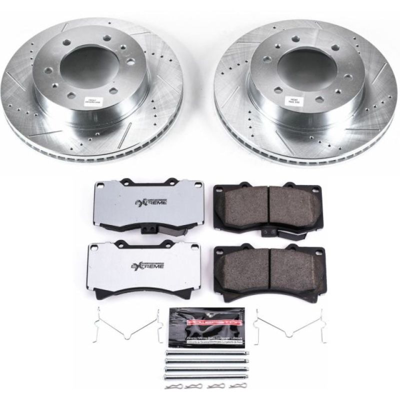 Power Stop 06-10 Hummer H3 Front Z36 Truck & Tow Brake Kit