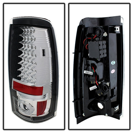 Spyder Chevy Silverado 1500/2500 03-06 (ne convient pas aux marchepieds) Feux arrière à LED chromés ALT-YD-CS03-LED-C