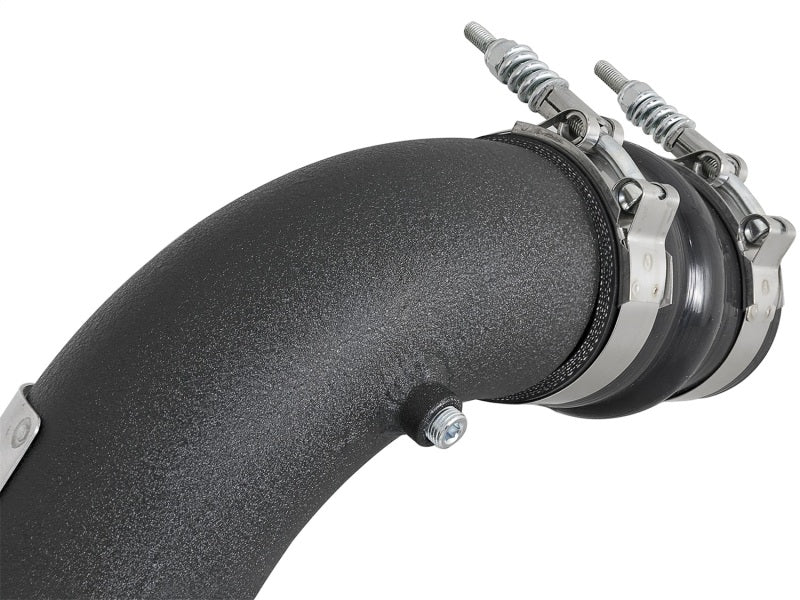 Tube de refroidisseur intermédiaire aFe Bladerunner côté chaud 3 pouces 17-18 camions diesel GM V8-6,6 L (td) L5P - Noir