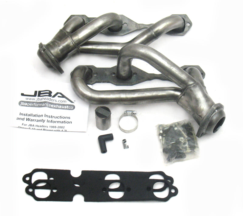 JBA 88-95 et 02-03 GM S-Truck 4,3 L V6 2 roues motrices 1-1/2 po primaire brut 409SS Cat4Ward