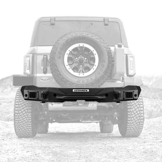 Go Rhino 21-24 Ford Bronco 2/4dr (Excl. Sport) Rockline Rear Full Width Bumper