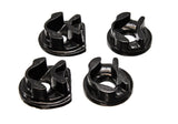 Inserts de support de moteur noirs Energy Suspension 01-05 Honda Civic/CRX (transmission manuelle) (2 moteurs de couple)