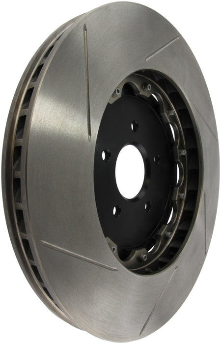 Rotor aérodynamique fendu en zinc avant gauche de remplacement pour Chevrolet Corvette 2014 de StopTech