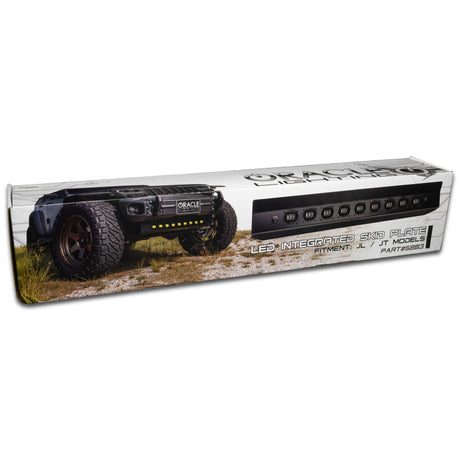 ORACLE Lighting 18-22 Jeep Wrangler JL Skid Plate avec émetteurs LED intégrés - Ambre VOIR LA GARANTIE