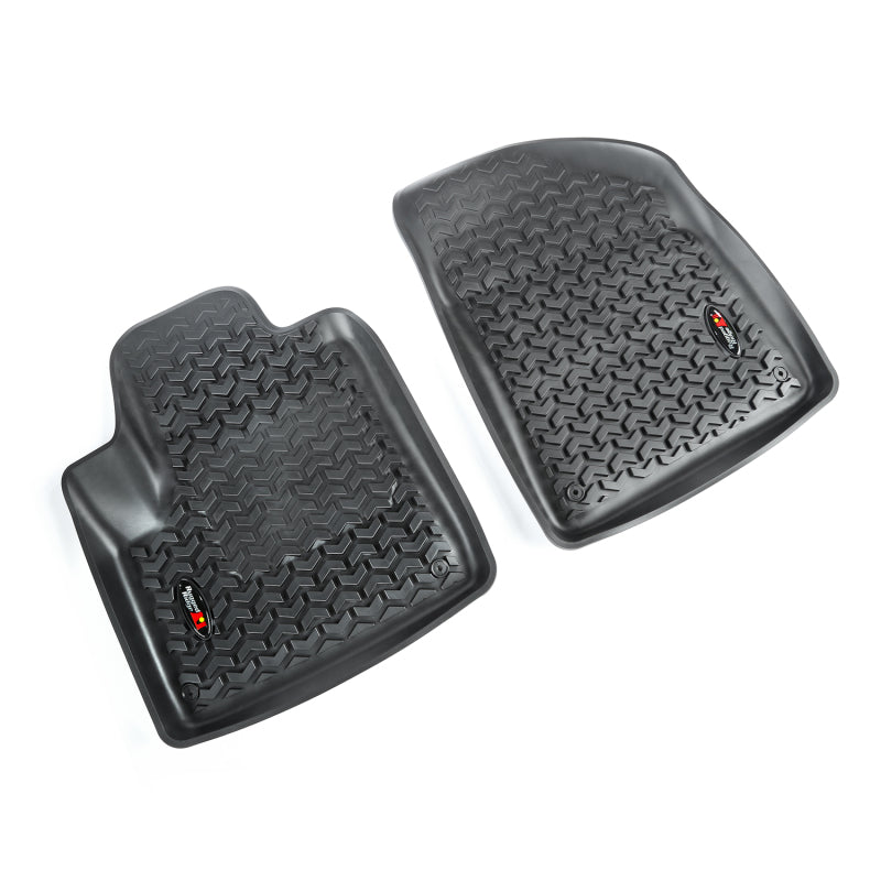 Revêtement de sol avant Rugged Ridge noir pour Jeep Cherokee KL 2014-2020