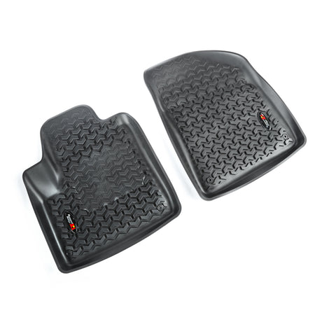 Revêtement de sol avant Rugged Ridge noir pour Jeep Cherokee KL 2014-2020