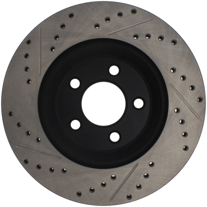 Rotor avant gauche rainuré et percé StopTech pour Ford Mustang GT 05-10