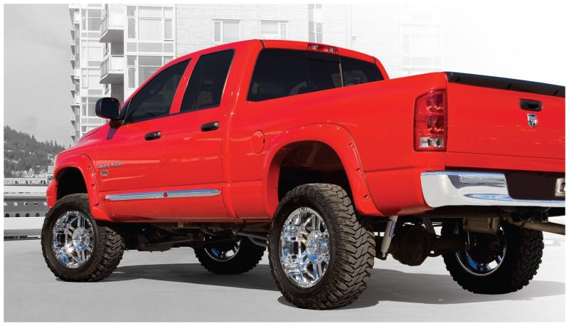 Bushwacker 02-08 Dodge Ram 1500 Fleetside Pocket Style Flares 4 pièces 75,9/76,3/97,9 pouces - Noir