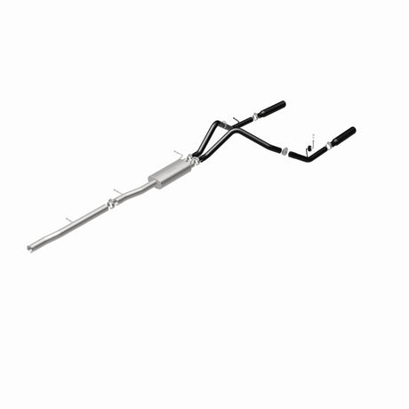 Cat-Back MagnaFlow SYS 3,5 pouces à embouts arrière divisés doubles noirs 10-13 Chevy Silverado / GMC Sierra 5,3 L