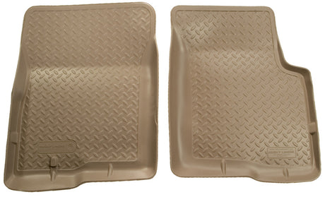 Revêtements de sol de style classique Husky Liners 80-96 Ford Bronco pleine grandeur de couleur beige