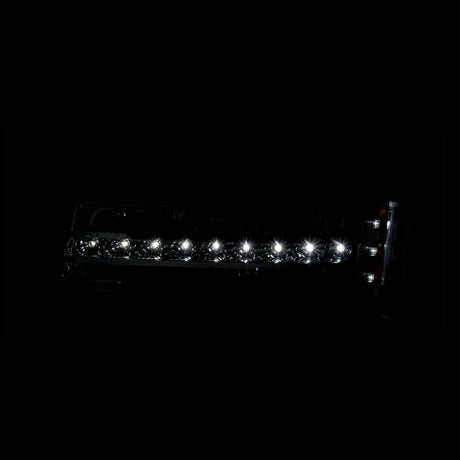 Feux de stationnement à LED ANZO 2003-2006 Chevrolet Silverado 1500 Noir avec réflecteur ambré