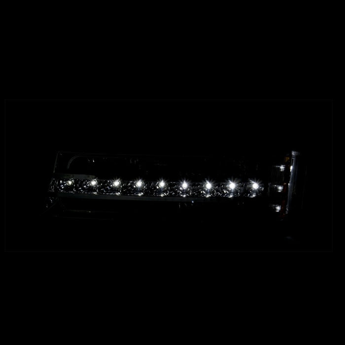 Feux de stationnement à LED ANZO 2003-2006 Chevrolet Silverado 1500 Noir avec réflecteur ambré