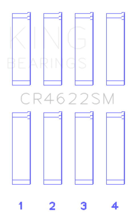 Ensemble de roulements de bielle King Subaru FB20