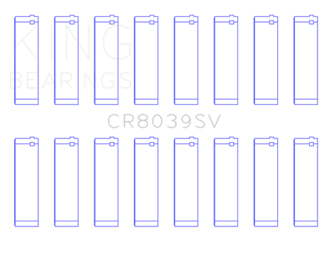 King Engine Bearings 08-10 Ford Powerstroke 6.4L Connecting Rod Bearing Set - Size STD