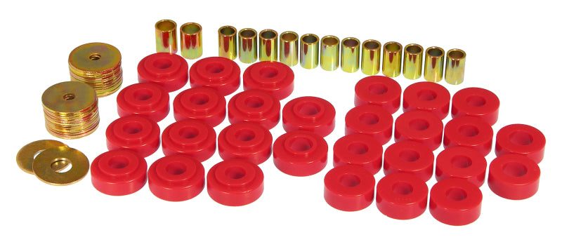 Support de carrosserie Prothane 64 GM Hardtop/Conv - Rouge