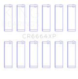 King Engine Bearings Buick V6 (Size 0.020 Oversized) XP - Series Performance Rod Bearing Set