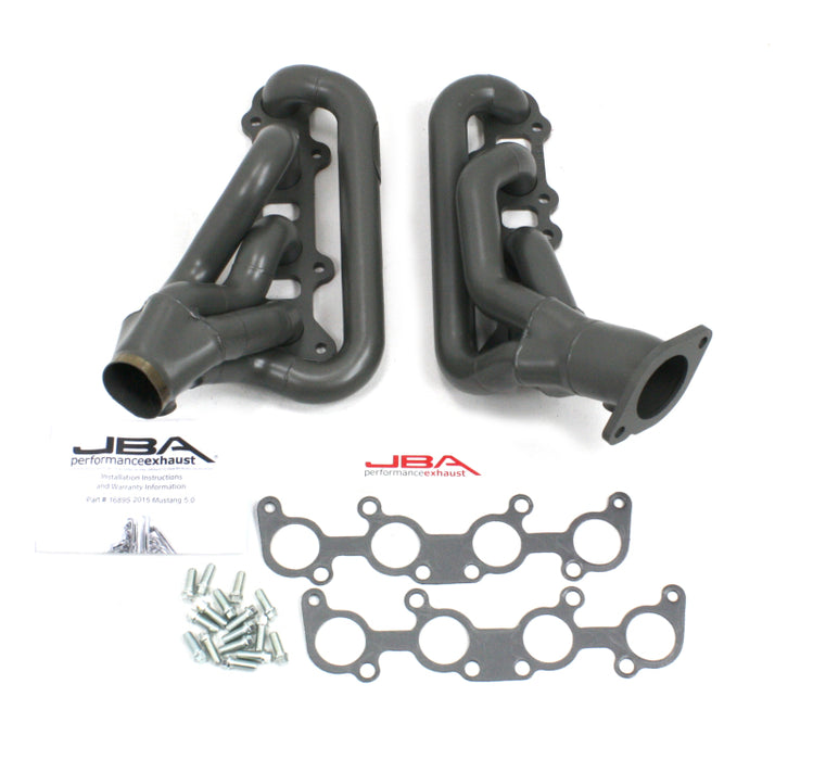 Collecteur d'échappement JBA 15-20 Ford Mustang 5.0L Coyote 1-3/4 po primaire Ti Ctd Cat4Ward