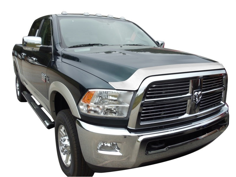 Protecteur de capot à profil bas AVS 10-18 Dodge RAM 2500 Aeroskin - Chrome