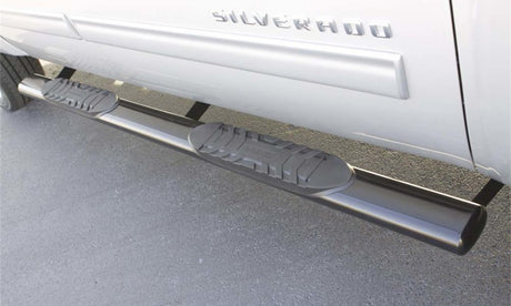 Barres de toit Lund 2019 Chevrolet Silverado 1500 Crew Cab 5 pouces ovales droites SS - Polies