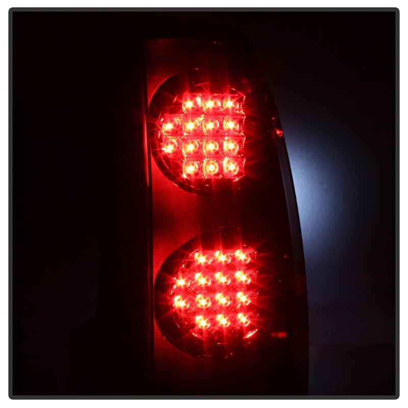 xTune Chevy Suburban/GMC Yukon/Yukon Denali 07-14 LED Tail Lights Smoked ALT-JH-CSUB07-LED-SM