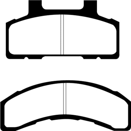 Plaquettes de frein avant EBC Greenstuff pour Buick Century 2.2 93-96