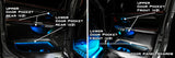 Kit de conversion d'éclairage ambiant intérieur complet Oracle 19-22 RAM ColorSHIFT RVB VOIR LA GARANTIE