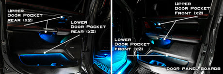 Kit de conversion d'éclairage ambiant intérieur complet Oracle 19-22 RAM ColorSHIFT RVB VOIR LA GARANTIE