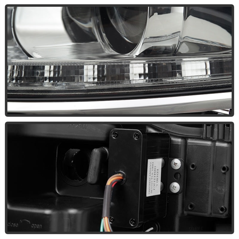 Phares Spyder Lexus GS 300/350/450 06-11 - Modèle HID uniquement - Fumé PRO-YD-LG06-HID-DRL-SM