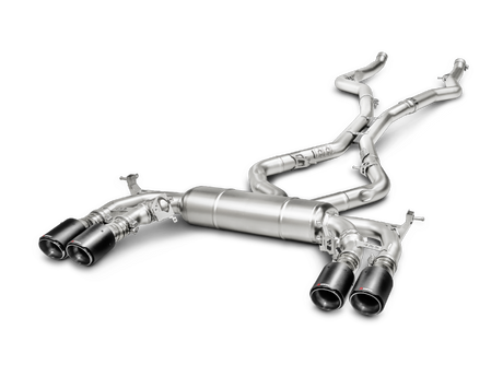 Arrière de catalyseur Akrapovic Evolution Line 15-17 BMW X5M (F85) (titane) avec embouts en carbone