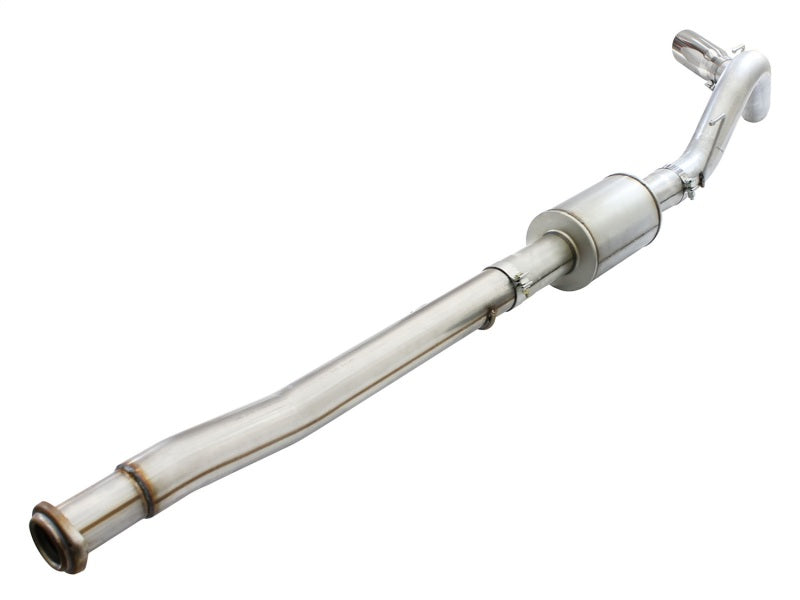 Échappement aFe Atlas 4 pouces Cat-Back en acier aluminisé 2015 Ford F-150 V6 3,5 L (tt) Embout poli