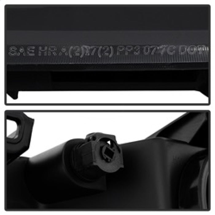 Phares avant Xtune GMC Sierra 07-13 en cristal noir HD-JH-GSIE07-AM-BK