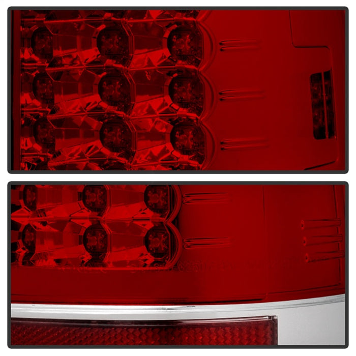 Feux arrière LED Spyder Ford Super Duty 08-15 Version 2 Rouge Transparent ALT-YD-FS07-LED-G2-RC