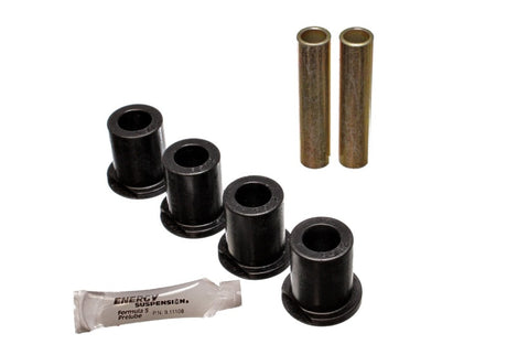 Ensemble de bagues de manille de cadre arrière 4WD noires Energy Suspension 80-96 Ford Bronco / F150 / F250 / F350