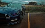 Oracle 15-17 Ford Mustang V6/GT/Shelby Dynamic DRL  w/ Halo Kit - ColorSHIFT - Dynamic