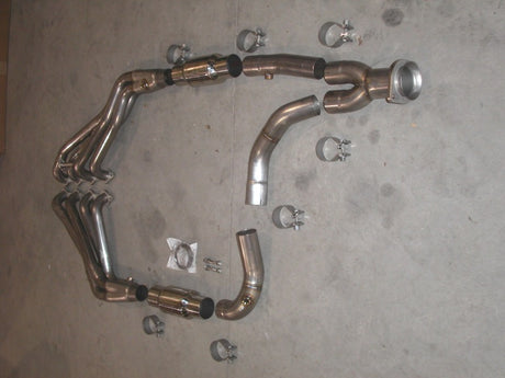 Collecteurs de camion Chevy/GMC 1999-02 2WD avec convertisseurs Stainless Works