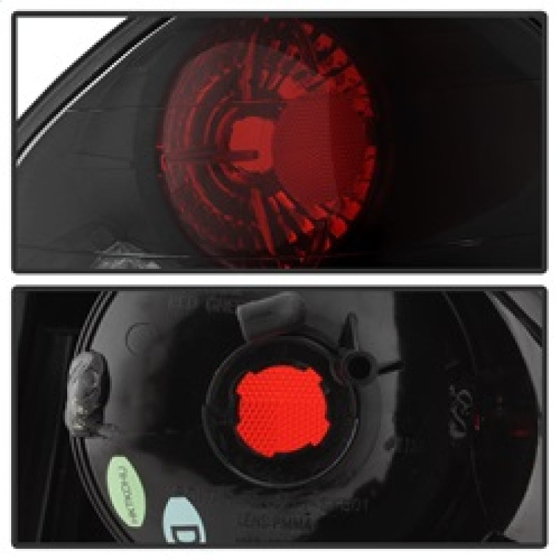 Feux arrière Spyder Hyundai Santa Fe 01-06 (modèle 01-04, utilisez uniquement 3 ampoules) Euro Blk ALT-YD-HYSF01-BK