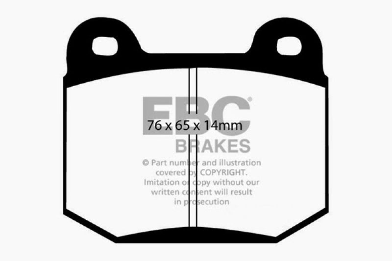 Plaquettes de frein arrière EBC Ultimax2 pour Infiniti G35 3.5 (manuelle) (Brembo) 03-04