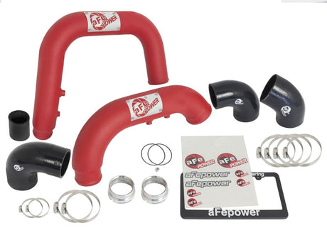 Tubes de refroidisseur intermédiaire rouges aFe BladeRunner 2016 GM Colorado/Canyon I4-2,8 L (td)