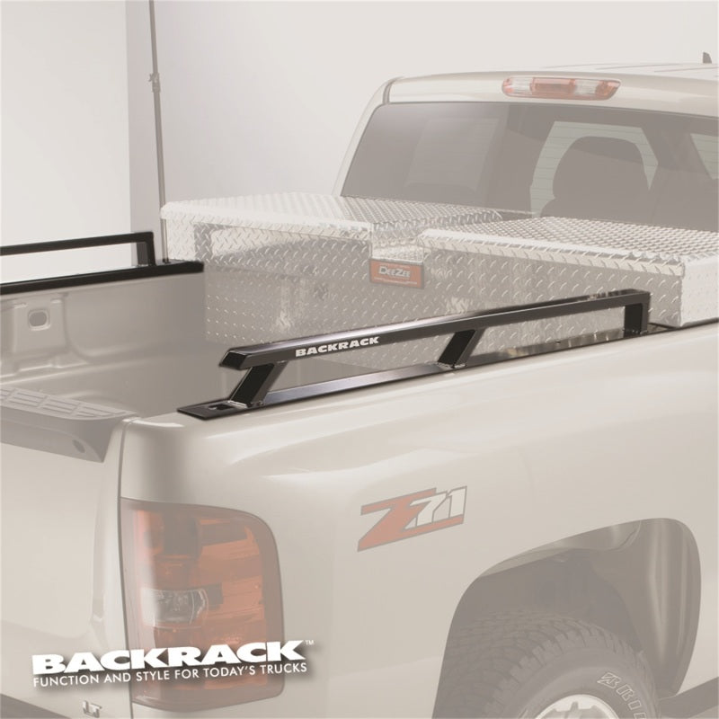 Rails latéraux de caisse BackRack 2015+ F-150 5,5 pi - Boîte à outils 21 po