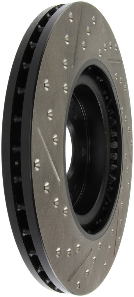 Rotor avant gauche rainuré et percé StopTech 02-06 Acura RSX Type S / 06-09 Honda Civic Si