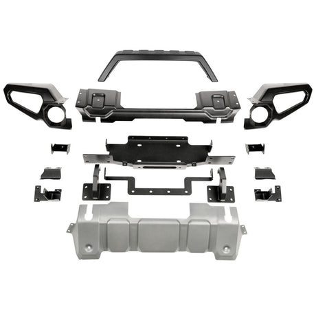 Pare-chocs avant Rugged Ridge Venator avec support de treuil et support de treuil JL