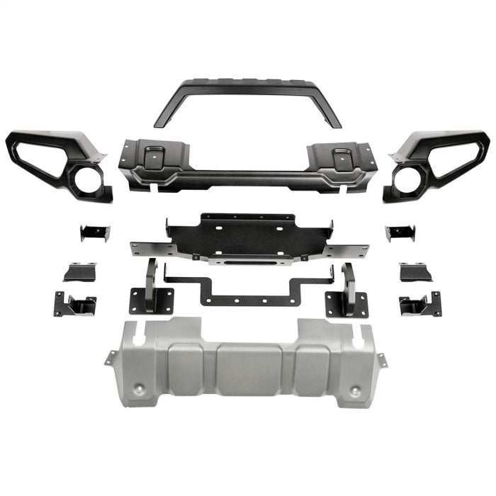 Rugged Ridge Venator Front Bumper W/Overrider & Winch Tray JL