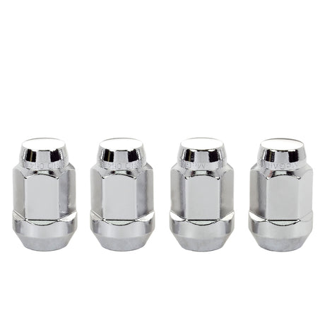 Écrou de roue hexagonal McGard (siège conique de style bombé) M14X1,5 / 22 mm hexagonal / 1,635 po de longueur (paquet de 4) - Chrome