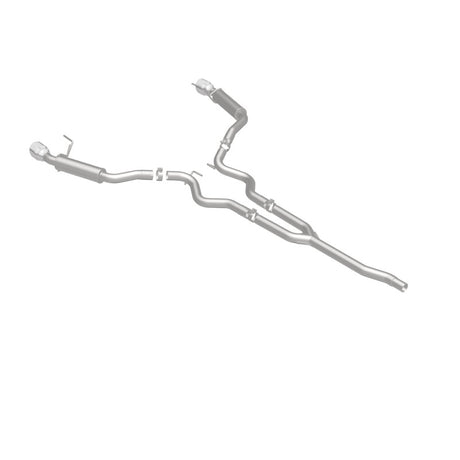 Cat-Back MagnaFlow 15-16 Ford Mustang 2,3 L L4 Competition SS 3 pouces arrière double divisé 4,5 pouces embouts noirs