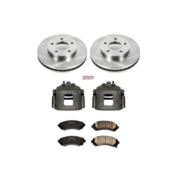 Kit de freins avant Autospecialty Power Stop 02-07 Buick Rendezvous avec étriers