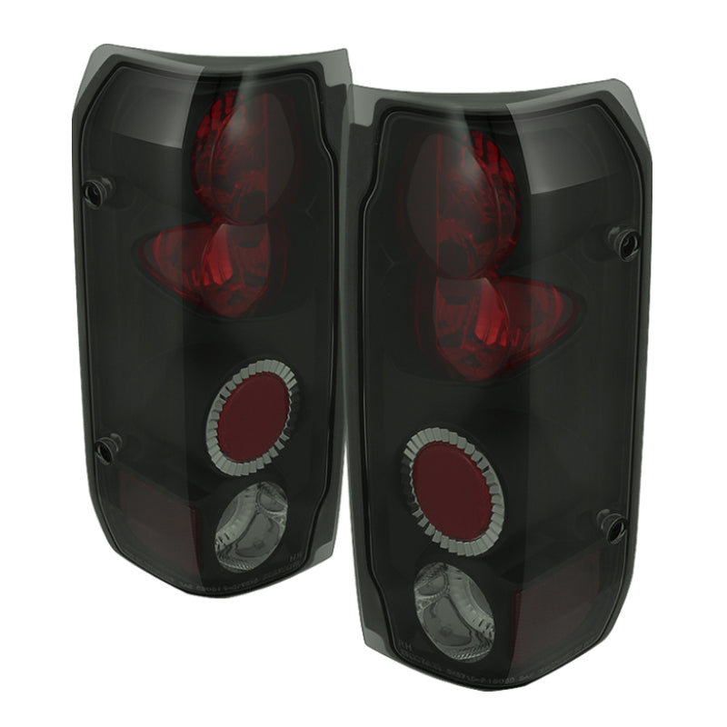 Spyder Ford F150 87-96/Ford Bronco 88-96 Euro Style Tail Lights Black Smoke ALT-YD-FF15089-BSM