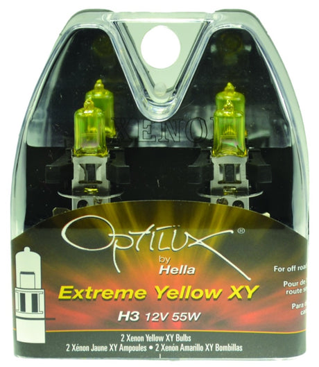 Ampoule Hella Optilux H3 12V/55W XY Extreme Jaune