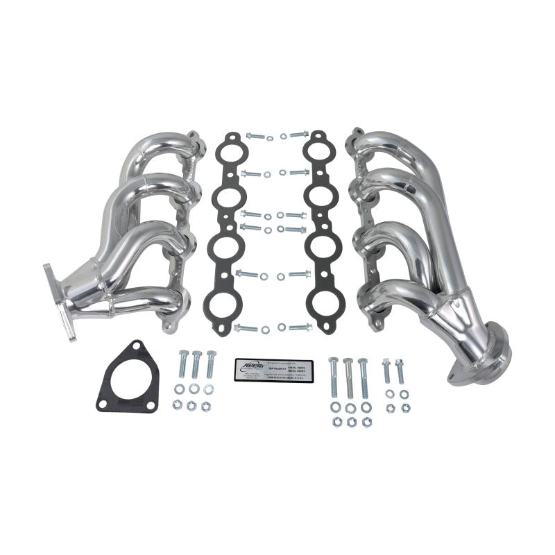 JBA 02-13 GM Truck 4.8L/5.3L LS Silver Ctd Cat4Ward Header