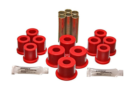 Ensemble de bagues de suspension avant Energy Suspension Fd 4 Wd - Rouge