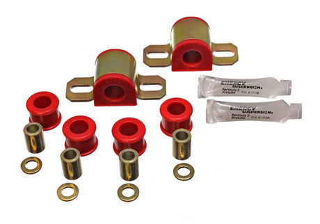 Bagues de barre stabilisatrice avant rouges 19 mm pour Mazda Miata 90-97 Energy Suspension (comprend le bus de liaison d'extrémité de barre stabilisatrice)